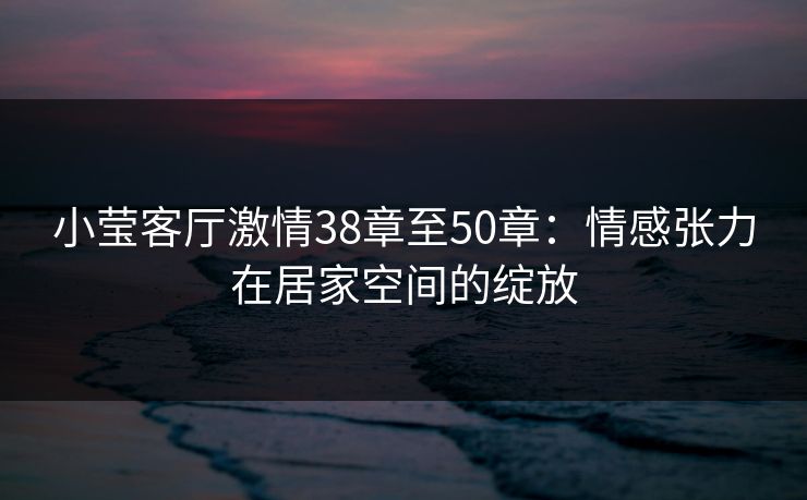 小莹客厅激情38章至50章：情感张力在居家空间的绽放